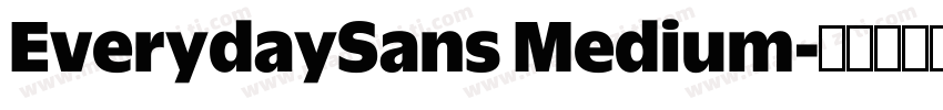 EverydaySans Medium字体转换
